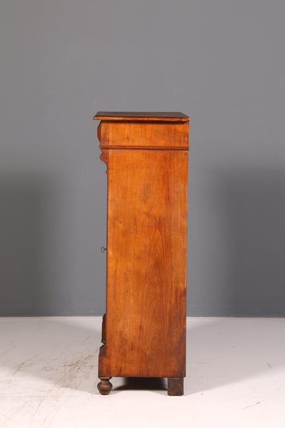 Wunderschönes Gründerzeit Vertiko Jugendstil Schrank Antik Highboard Buffet Kommode Vintage