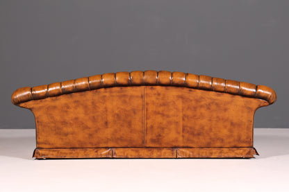 G151 Finish cm Wunderschönes Original Chesterfield Sofa 3- Sitzer echt Leder Oxblood Couch Englisch (Kopie)