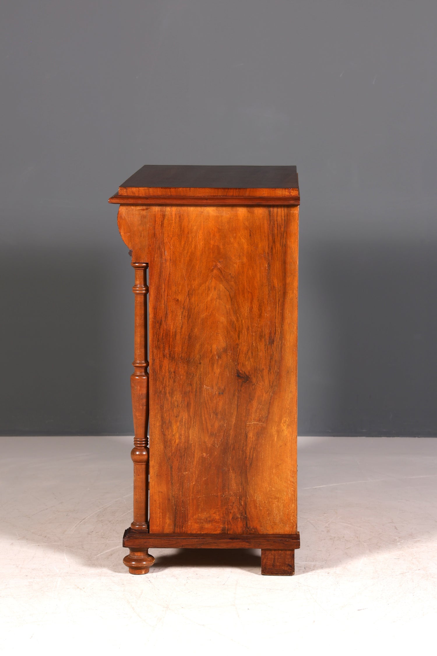 Traumhafter Gründerzeit Schrank Louis Philippe Vertiko Antik Highboard Kommode