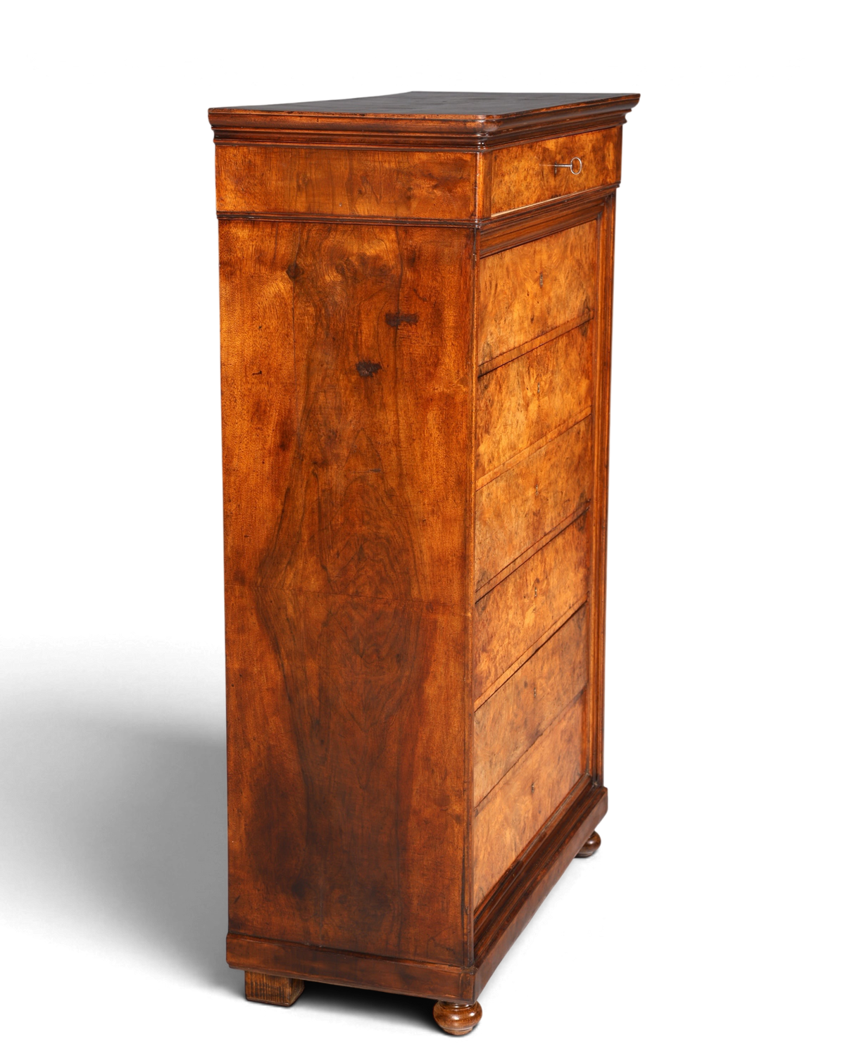 F941 Finish Wunderschönes Gründerzeit Vertiko Louis Philippe Kommode um 1880 Schubladenkommode