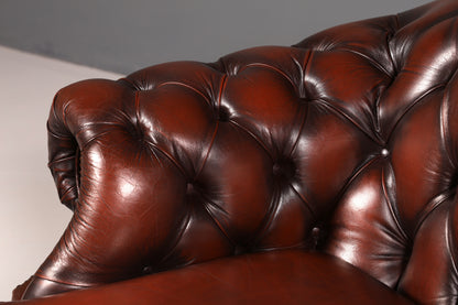 Wunderschönes Original Chesterfield Centurion Sofa 3-Sitzer Echt Leder Couch Englisch Ledersofa Vintage