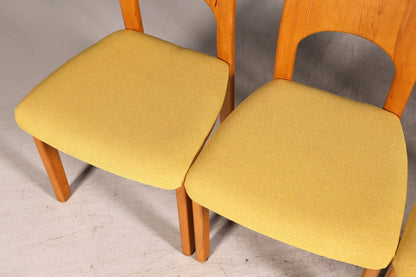 6x Schlichte Mid Century Stühle Retro Stuhlset von Holstebro Møbelfabrik Danish Design Küchenstühle Esszimmer Stühle