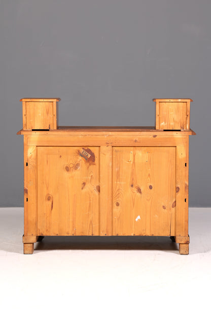 Wunderschöne Gründerzeit Kommode Louis Philippe Nussbaum Schubladenkommode Sideboard Antik um 1880