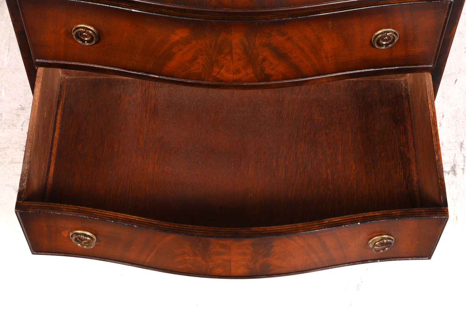 Wunderschöne Englische Kommode Holz TV Schrank Mahagoni Antik Sideboard Schubladenkommode