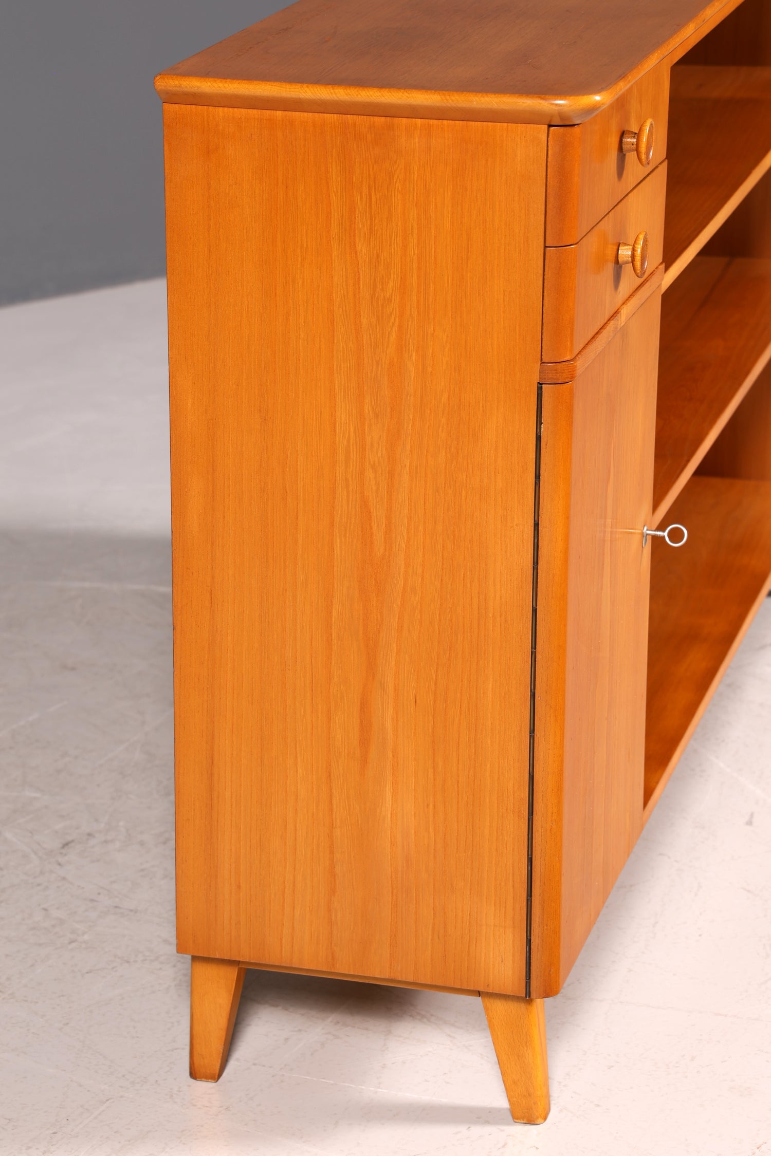 Wunderschönes Mid Century Regal Vintage Sideboard TV Schrank Bookshelf Regal Bücherregal 60s