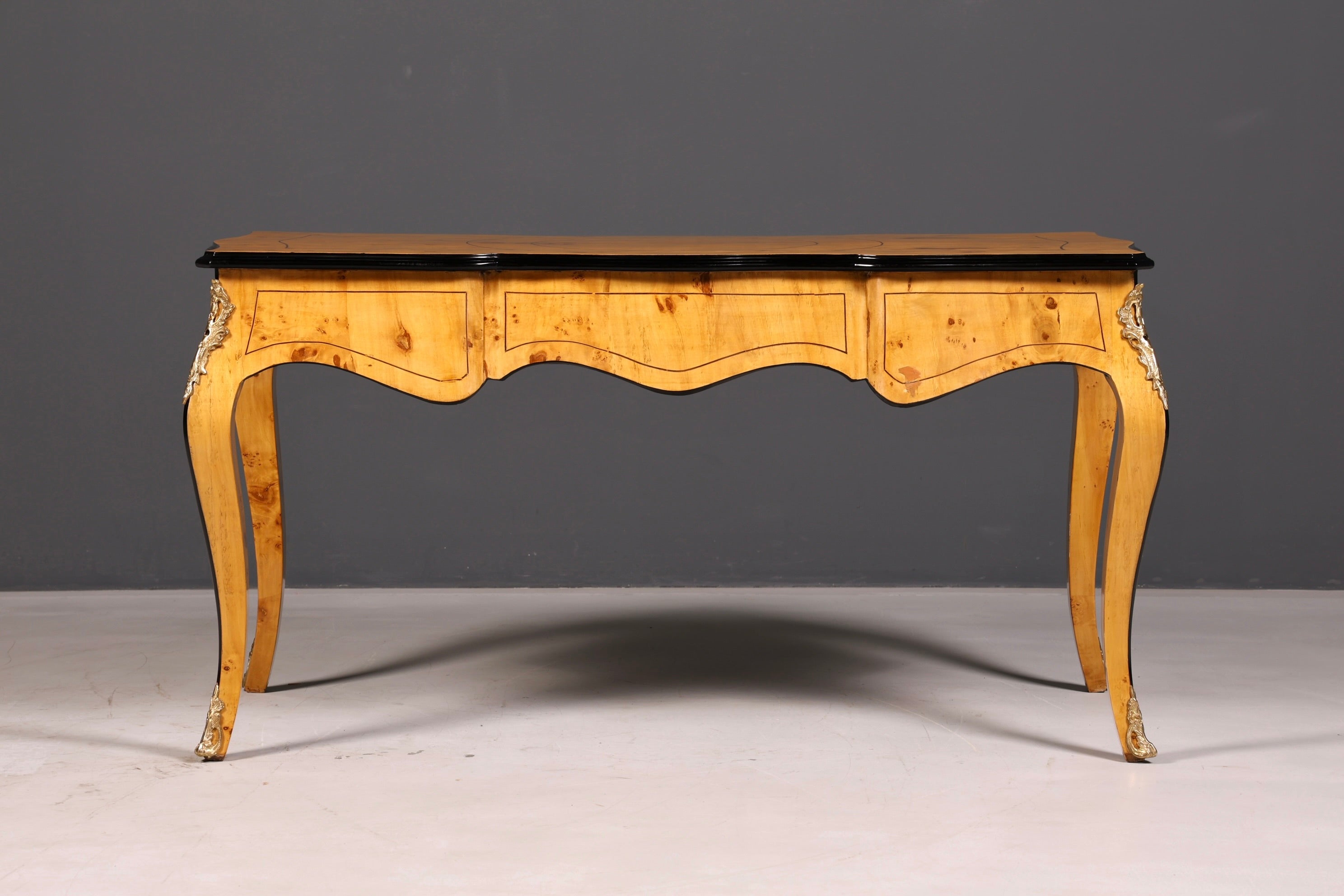 Wunderschöner Louis XV Stil Schreibtisch French Office Desk Antik Stil Bürotisch Massivholz
