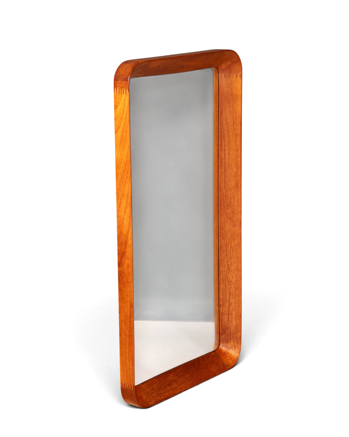 Wunderschöner Mid Century Spiegel Flur Wandspiegel Danish Design Spiegel Teak Holz Flurspiegel