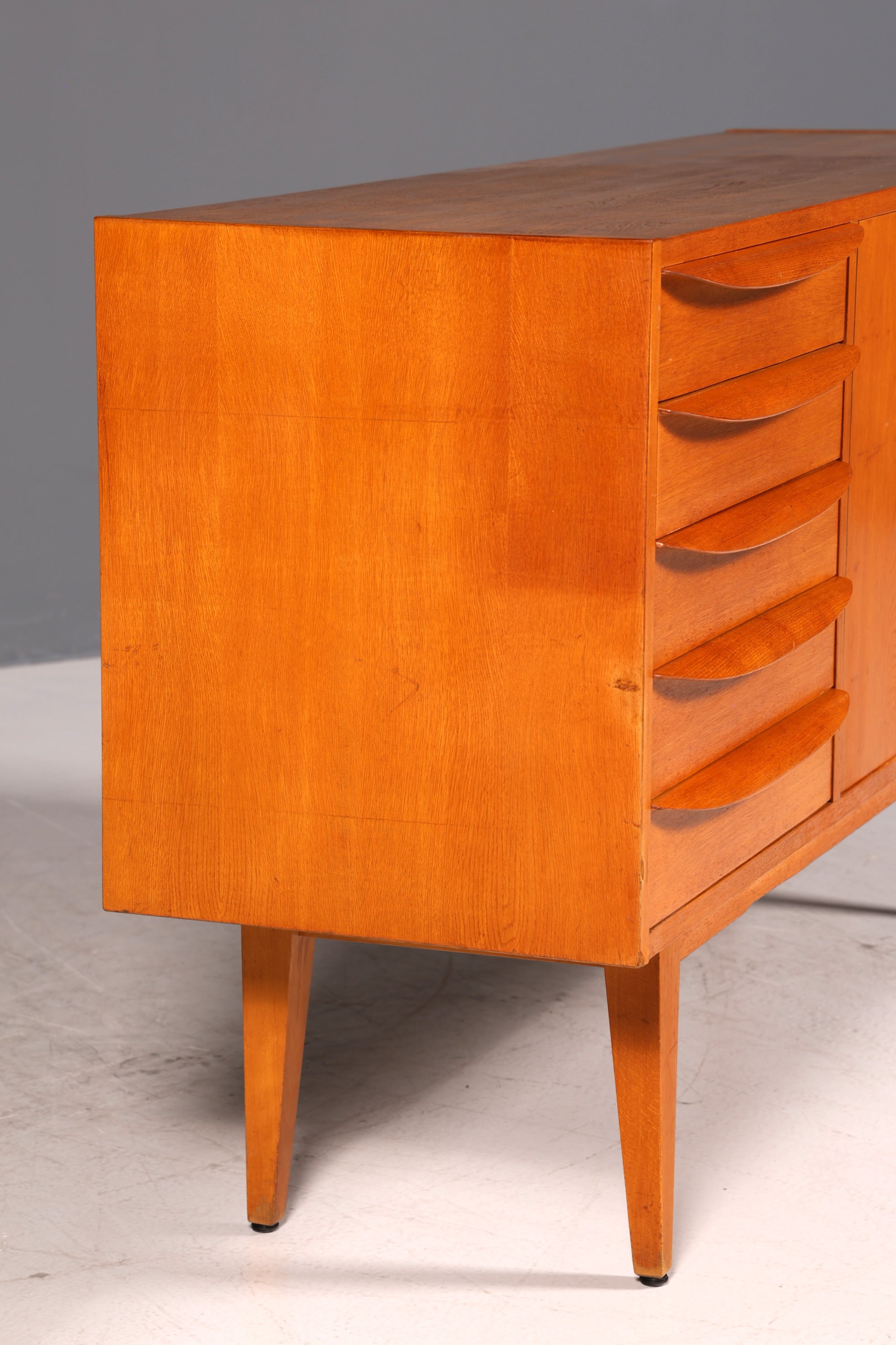 Original Hellerau Franz Ehrlich 602 Sideboard Mid Century TV Schrank VEB
