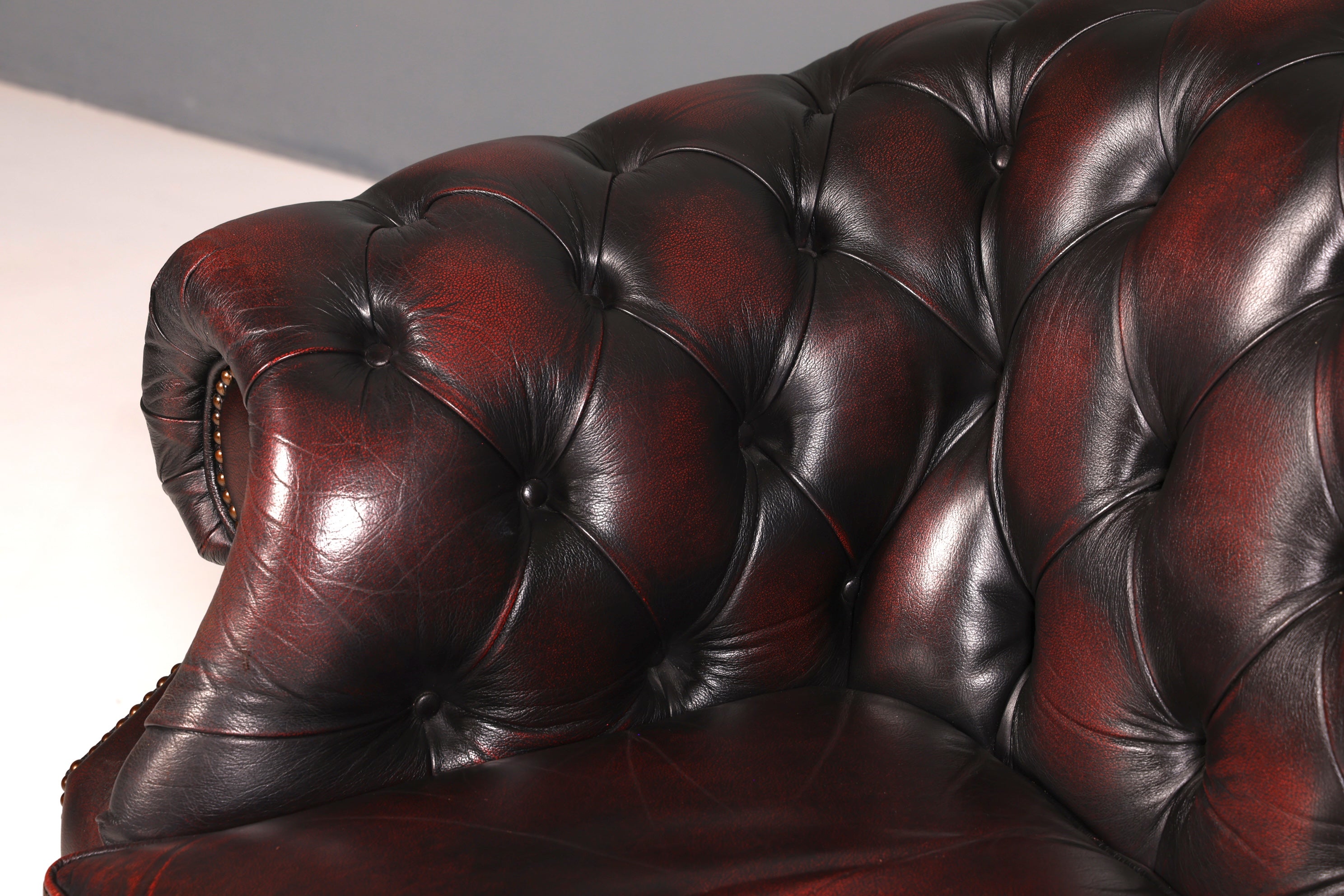 G548 Finish cm Wunderschönes Original Chesterfield Centurion Sofa 3- Sitzer echt Leder Couch (Kopie)
