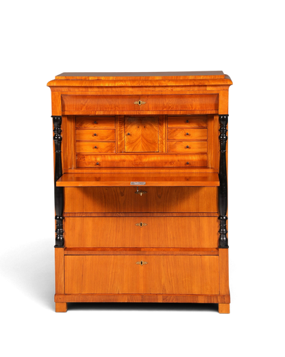 Wunderschöner Original Biedermeier Sekretär um 1860 Englisch Kommode Antik Bürokommode