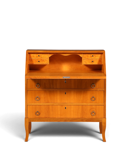 G677 Finish cm Schlichter Mid Century Sekretär Vintage Schreibmöbel echt Holz Kommode Office Secretary (Kopie)