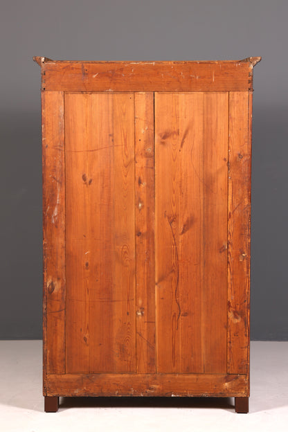 Beeindruckender Gründerzeit Schrank um 1880 Kleiderschrank Antik Jugendstil Wäscheschrank Dielenschrank