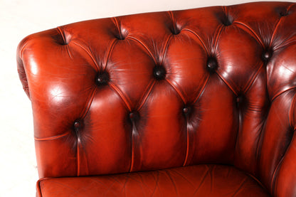 Stilvoller Original Chesterfield Sessel Englischer Armlehnsessel Englisch Herrensessel 1 von 2