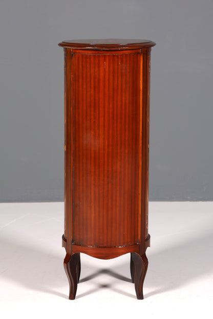 Elegant Baroque style chest of drawers, vertico with inlaid details, 7-drawer chest