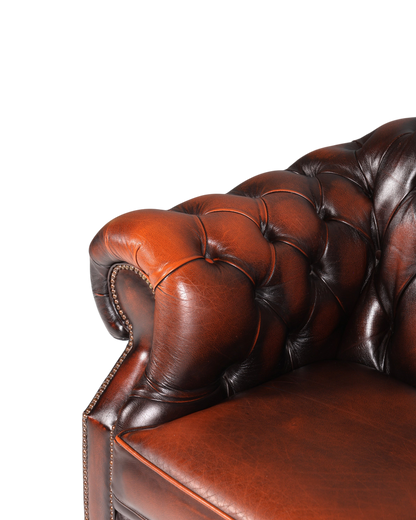 Wunderschönes Original Chesterfield Centurion 2-Sitzer Couch Englisches echt Leder Sofa UK