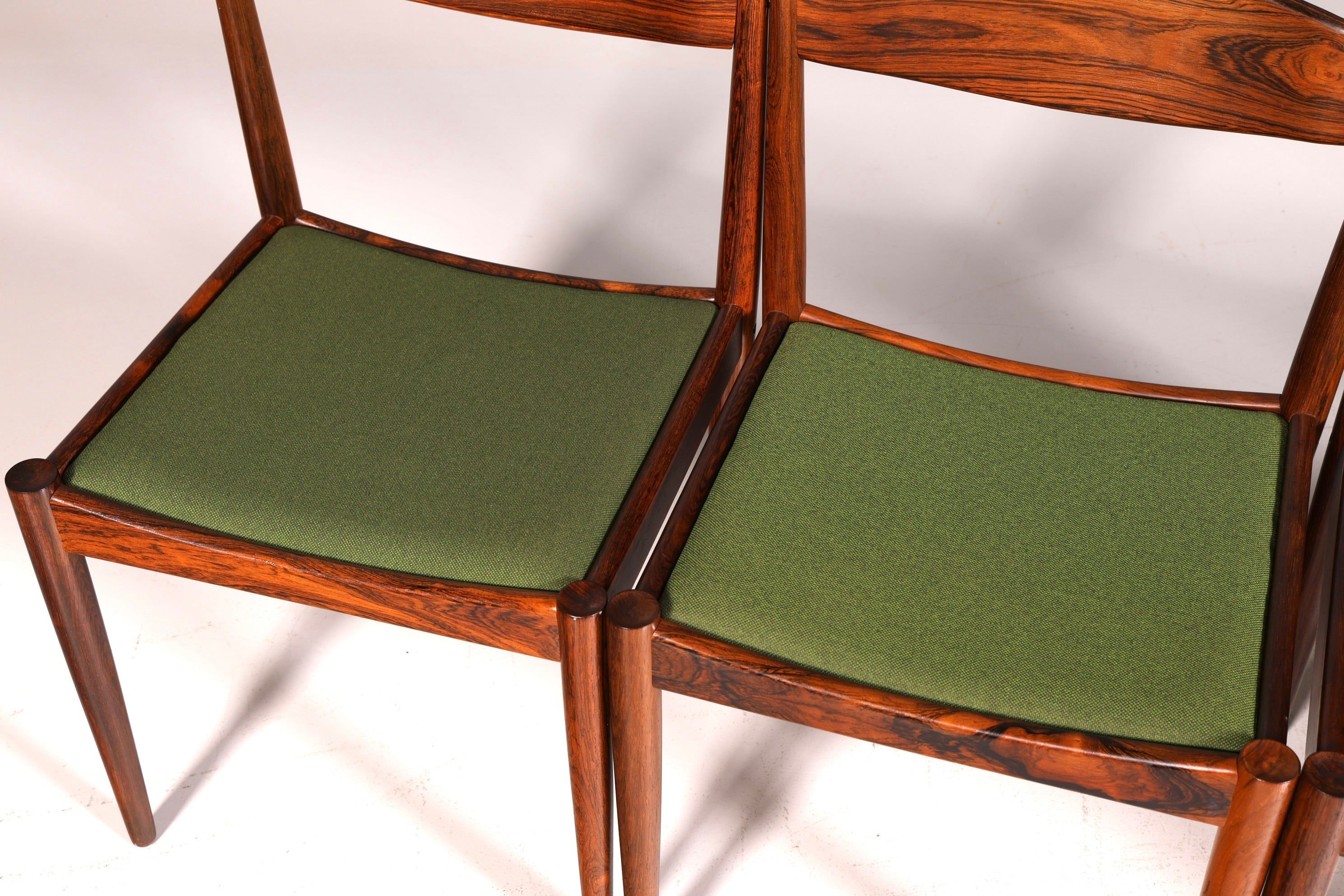 6x Mid Century Palisander Holz Stühle Henry W. Klein Bramin Made in Denmark Danish Design