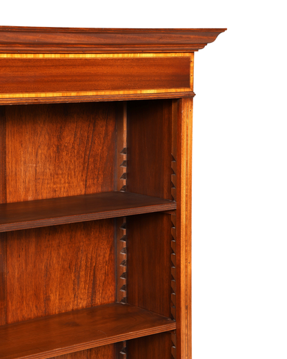 Hauptstadt Möblerei englisches Bücherregal aus massivem Holz im Antik Stil mit höhenverstellbaren Regalböden