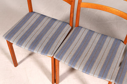 G403 Finish cm 4x Mid Century Teak Holz Stühle Made in Denmark Retro Stuhlset Danish Design Küchenstühle (Kopie)