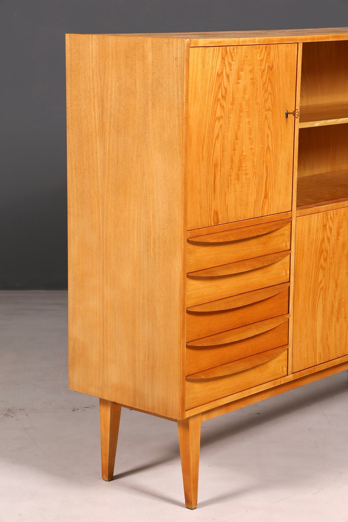 Wunderschöner Original Hellerau Schrank Mid Century Vitrine Franz Ehrlich 602 Kommode Bücherregal