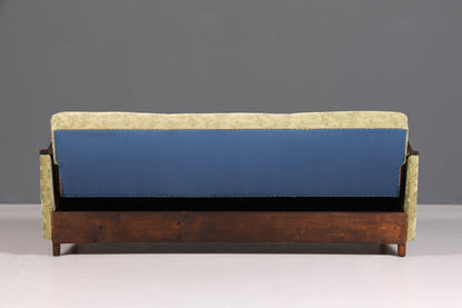 Wunderschönes Chippendale Sofa Barock Stil Wiener Geflecht Schlafsofa 3-Sitzer Couch Gästebett