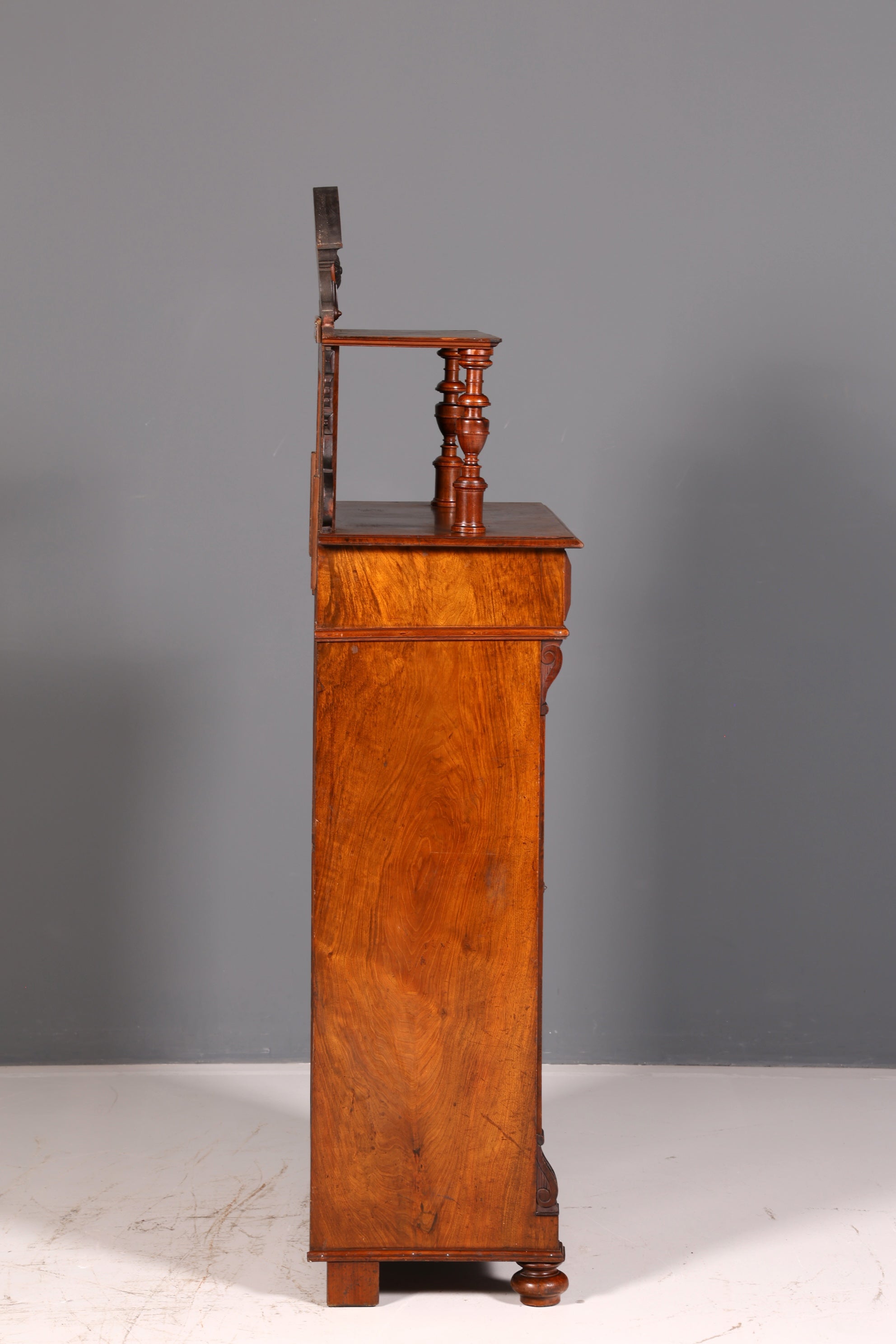Traumhaftes Gründerzeit Vertiko mit Aufsatz Jugendstil Schrank Antik Highboard Buffet Kommode Vintage