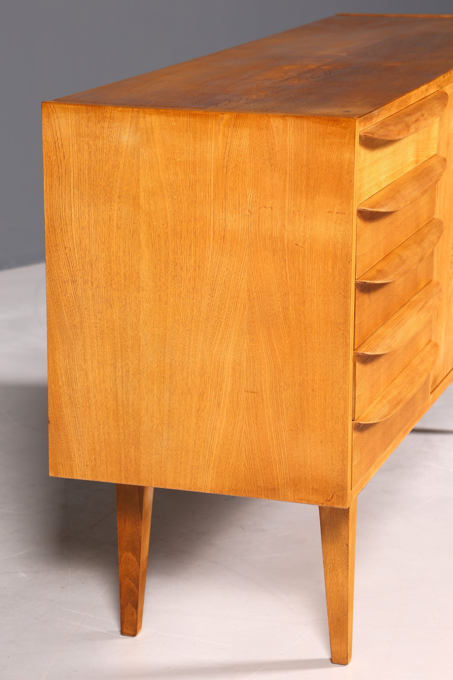 Original Hellerau Franz Ehrlich 602 Sideboard Mid Century TV Schrank VEB