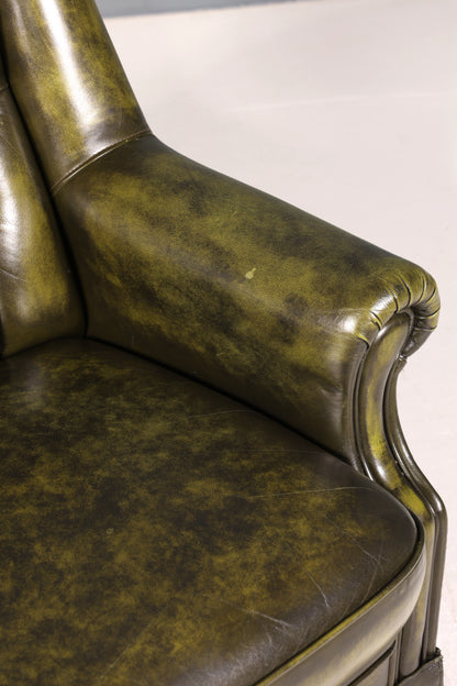 Wunderschönes Original Chesterfield 2er Sofa Englisch Leder 2- Sitzer Couch