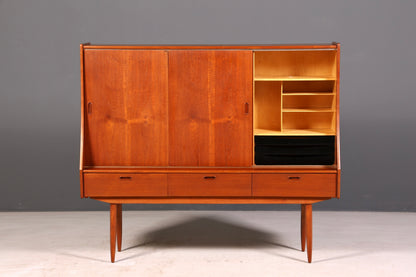 Traumhaftes Mid Century Sideboard Teak Highboard Schrank Vintage Danish Design Kommode