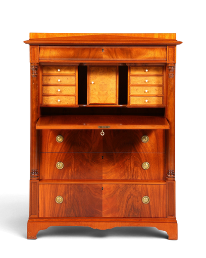 Stilvoller Sekretär im Biedermeier Stil Englisch Kommode Antik Bürokommode