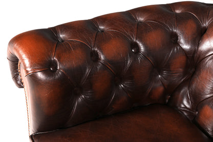 Edler Original Centurion Chesterfield Sessel Englischer Armlehnsessel Herrensessel Ledersessel England