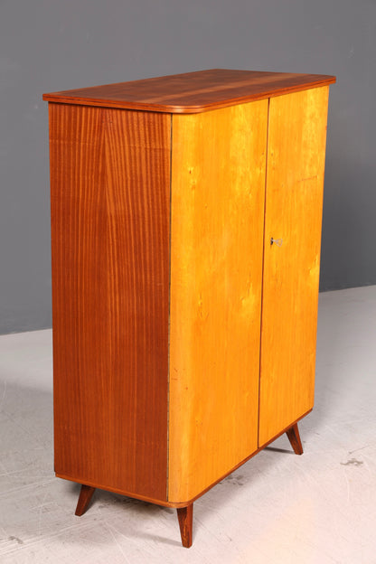 Wunderschöner Mid Century Schrank 60er Jahre Wäscheschrank Aktenschrank Kommode Vintage Holz