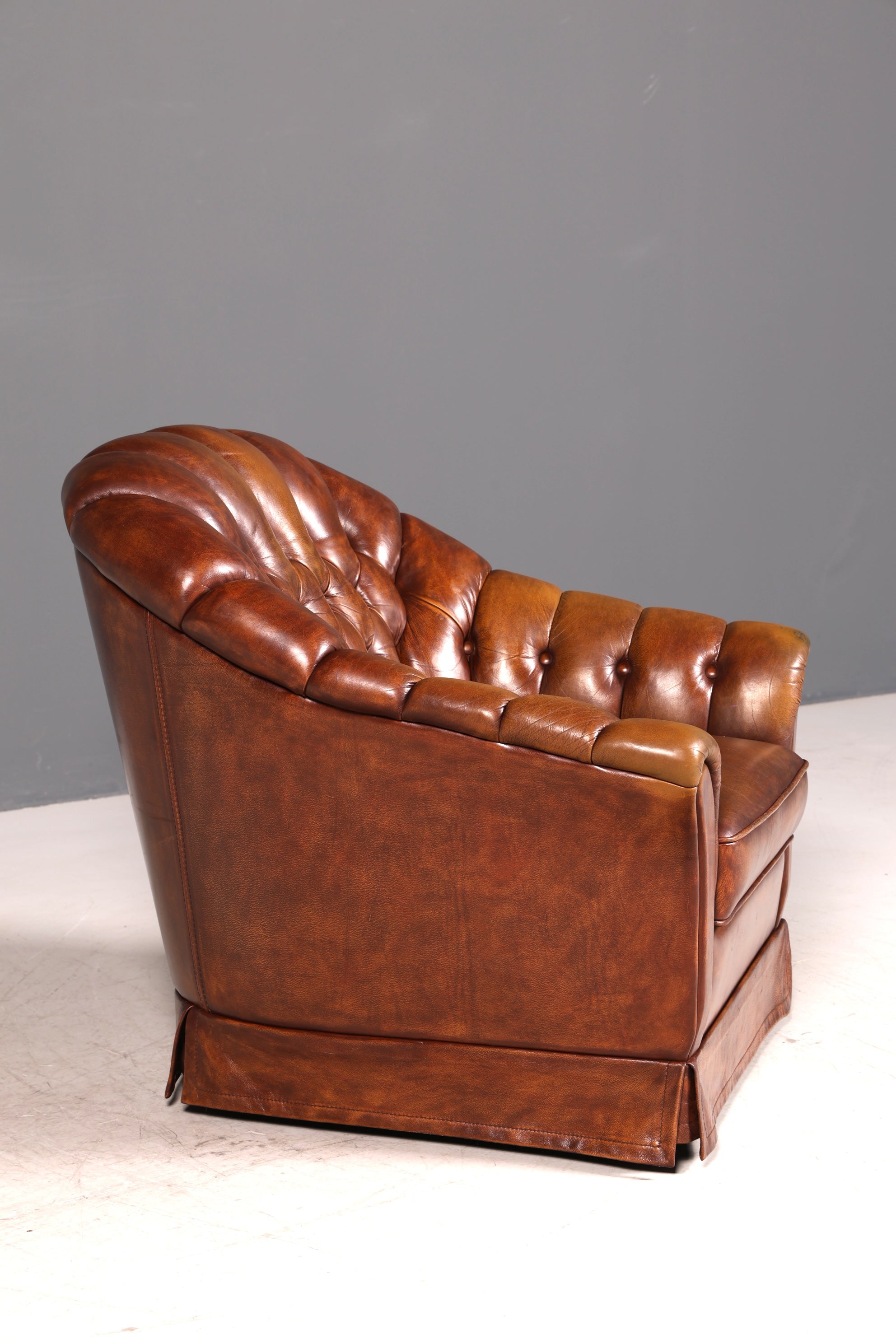 G449 Finish Stilvoller Original Chesterfield Sessel Englischer Armlehnsessel Englisch Herrensessel (Kopie)