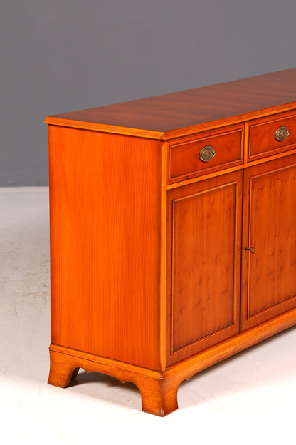 Wunderschönes Original Heldense Sideboard Eibe Englisch Buffetschrank Kommode Antik Schrank Vintage
