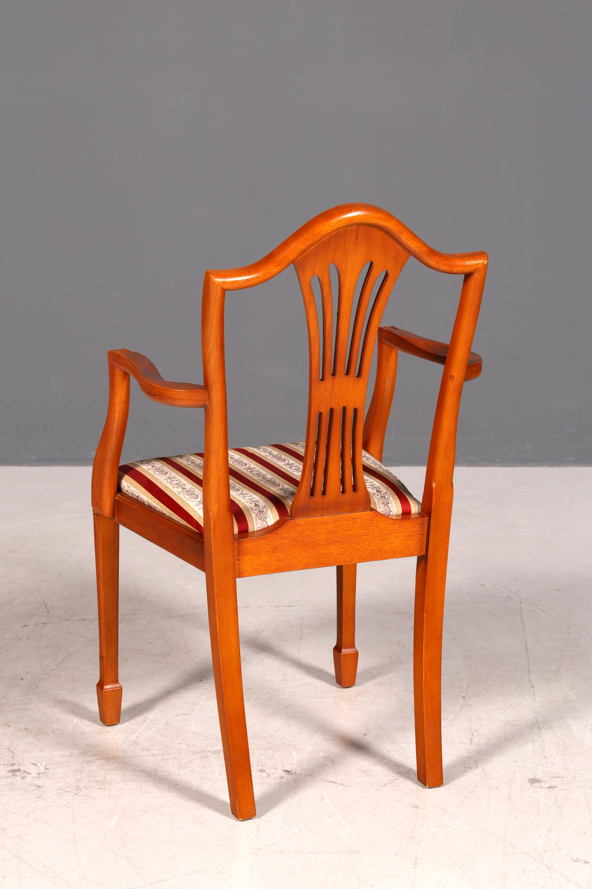 Edler Englischer Stuhl im Hepplewithe Stil Englisch Armlehnstuhl Dining Chair Küchenstuhl Sekretär Stuhl