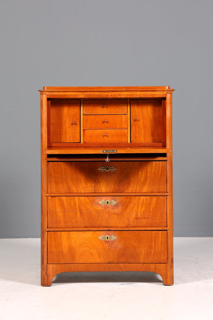 Traumhafter Biedermeier Sekretär Vertiko Antik Kommode Office Schreibkommode