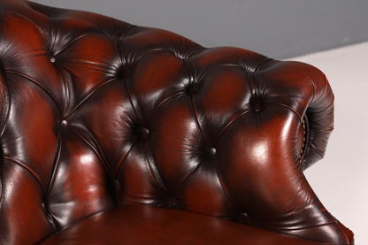 Wunderschönes Original Chesterfield Centurion Sofa 3-Sitzer Echt Leder Couch Englisch Ledersofa Vintage
