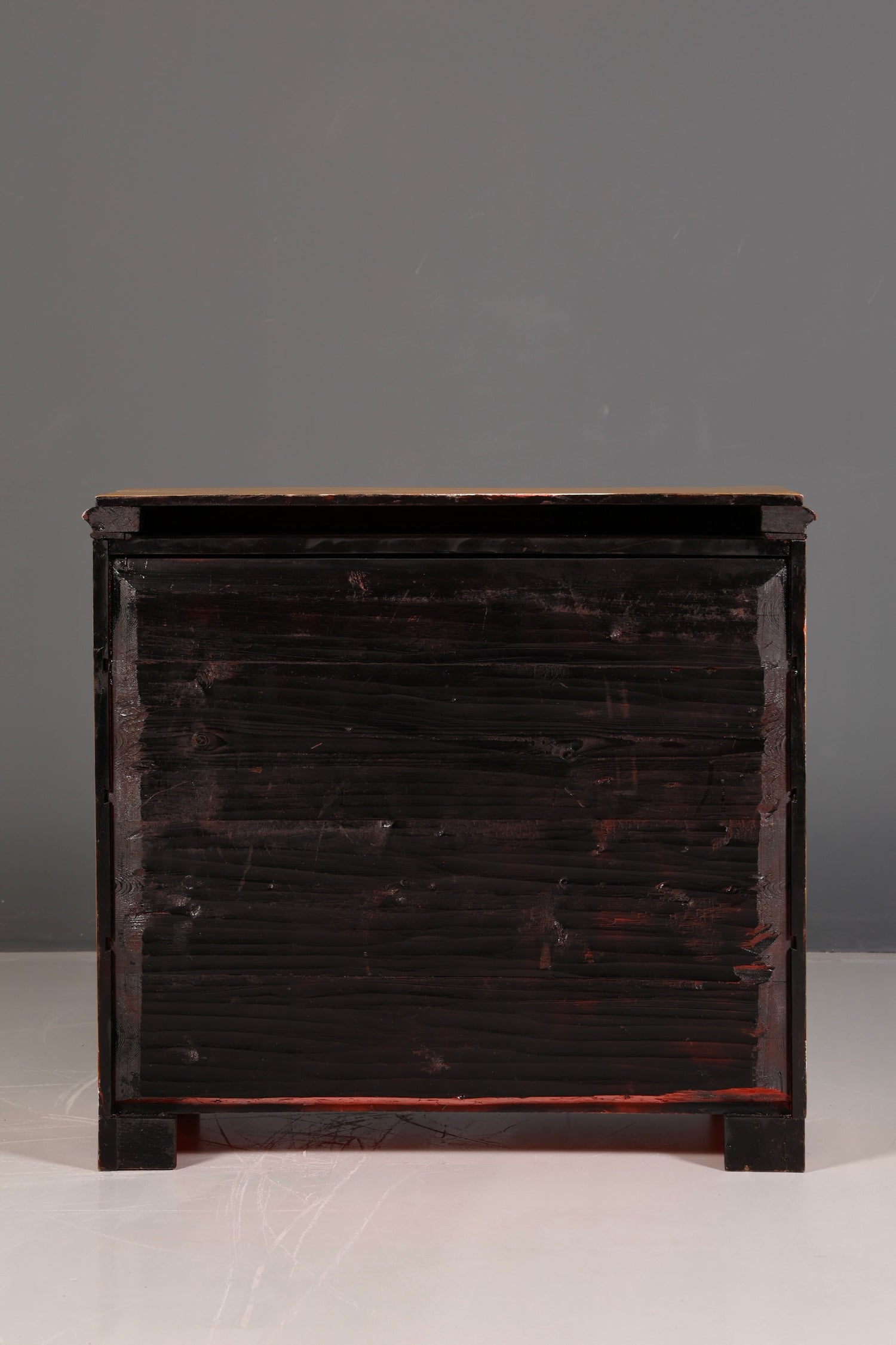 Elegant Antique Softwood Chest of Drawers with Brass Fittings, Solid Wood, Vintage