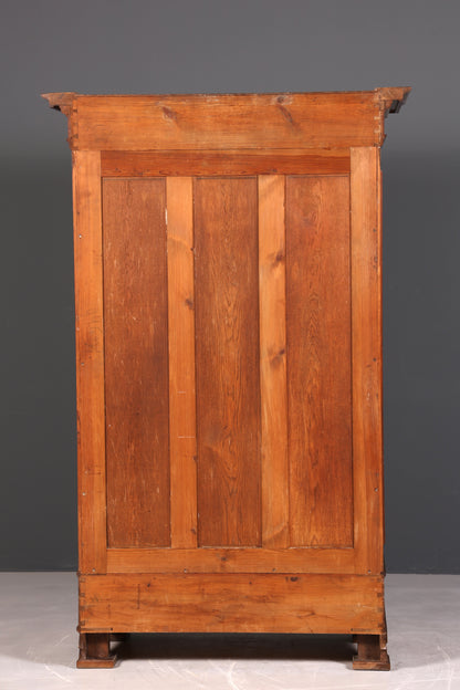Edler Jugendstil Schrank Kleiderschrank Antik Eiche Wäscheschrank Dielenschrank