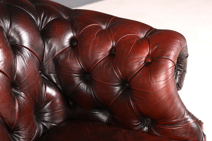 G549 Finish cm Wunderschöner Original Chesterfield Centurion Sessel Englischer Armlehnsessel Englisch Herrensessel (Kopie 2)