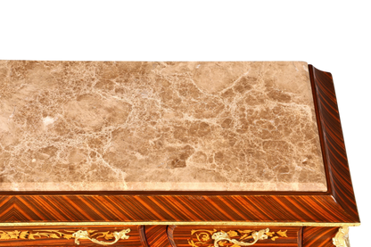 Traumhafte Barock Stil Konsolen Tisch Marmor Antik Stil Intarsien Konsole