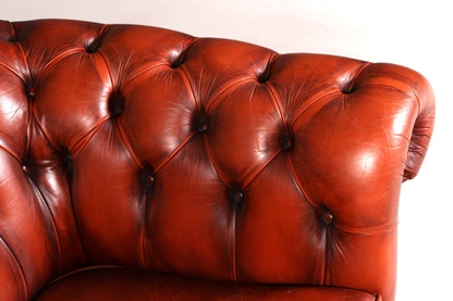Stilvoller Original Chesterfield Sessel Englischer Armlehnsessel Englisch Herrensessel 2 von 2
