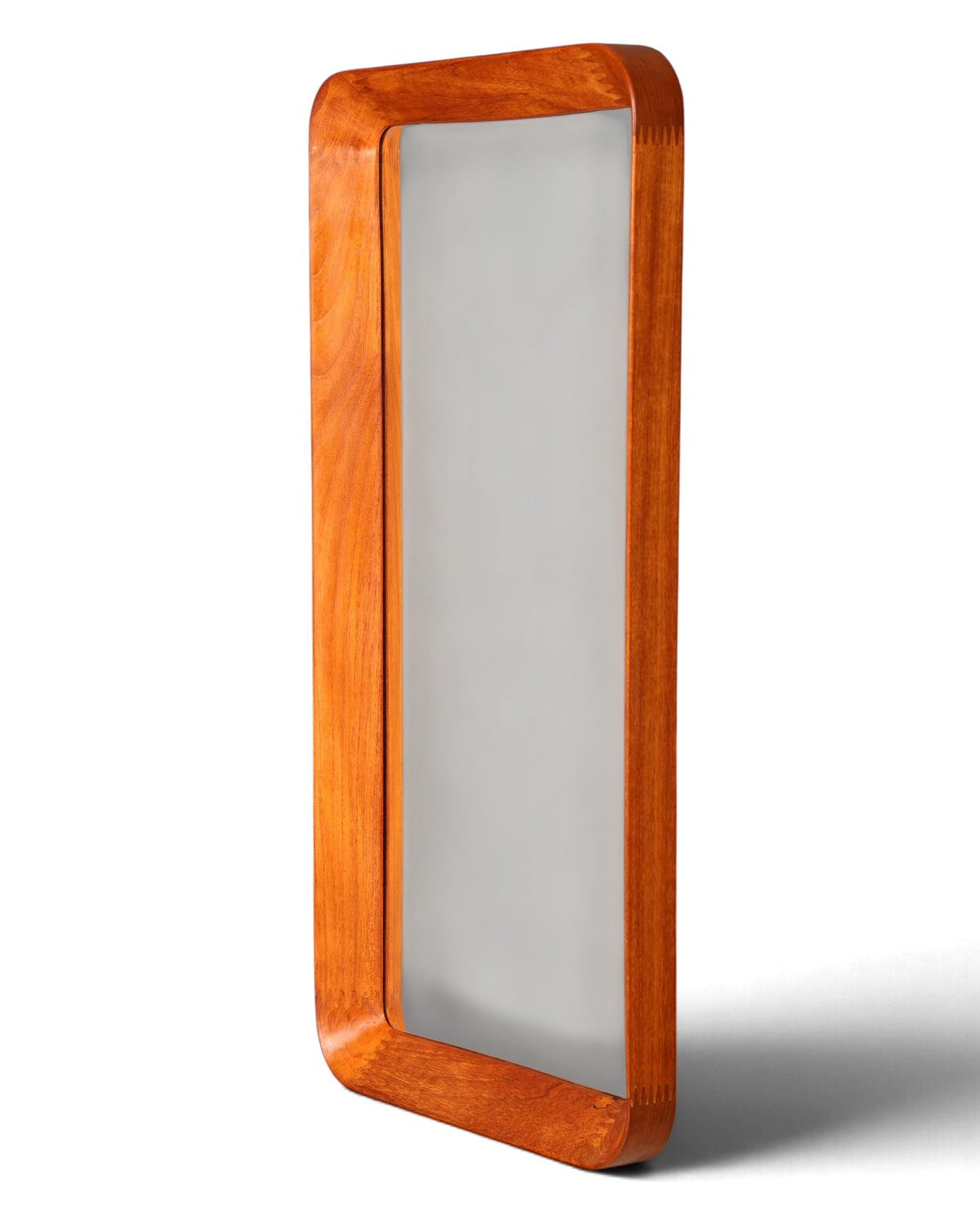 Wunderschöner Mid Century Spiegel Flur Wandspiegel Danish Design Spiegel Teak Holz Flurspiegel