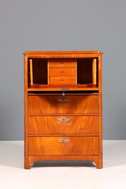 Traumhafter Biedermeier Sekretär Vertiko Antik Kommode Office Schreibkommode
