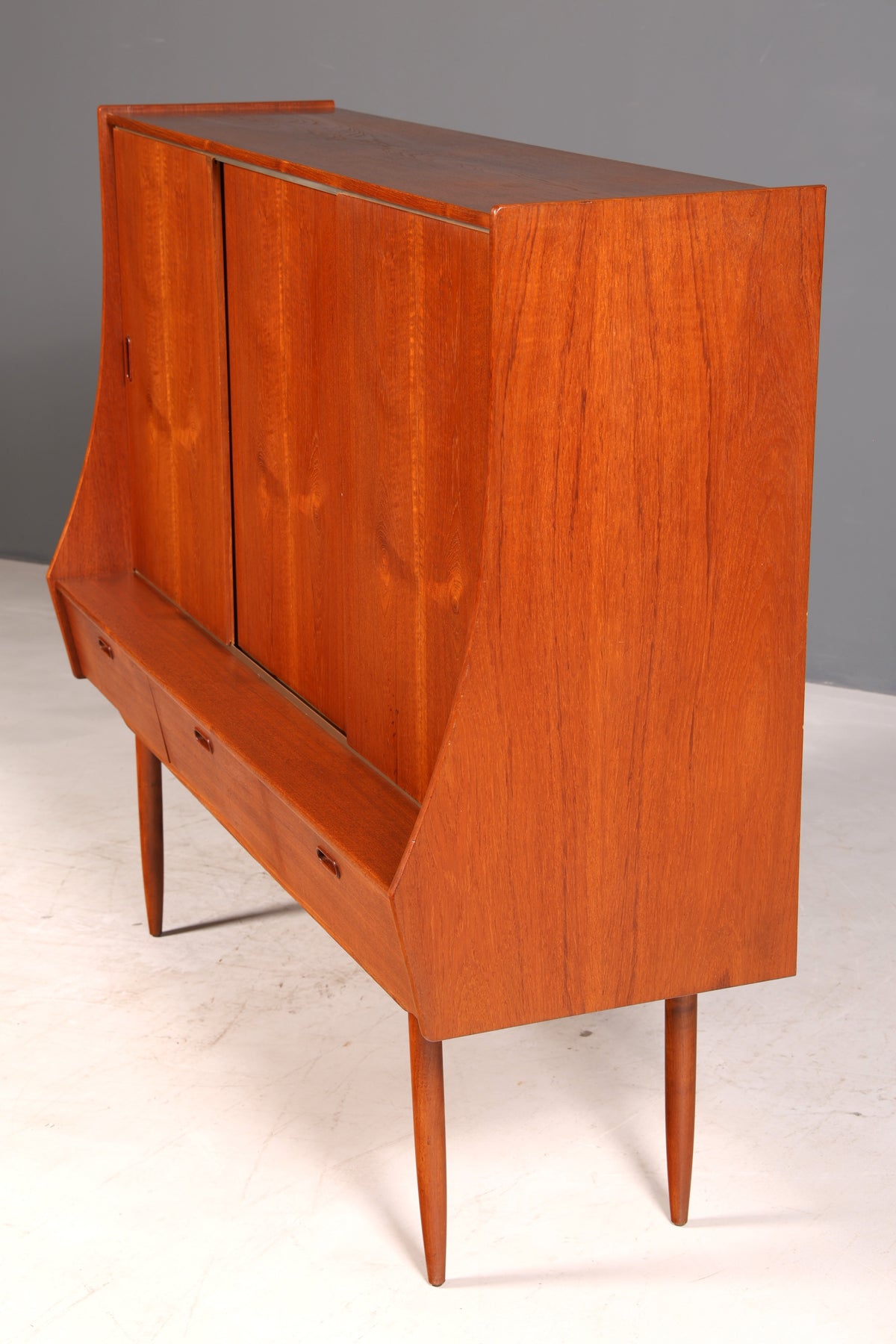 Traumhaftes Mid Century Sideboard Teak Highboard Schrank Vintage Danish Design Kommode