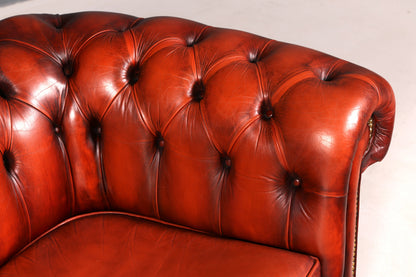 Wunderschönes Original Chesterfield Sofa 3- Sitzer echt Leder Couch Englisch