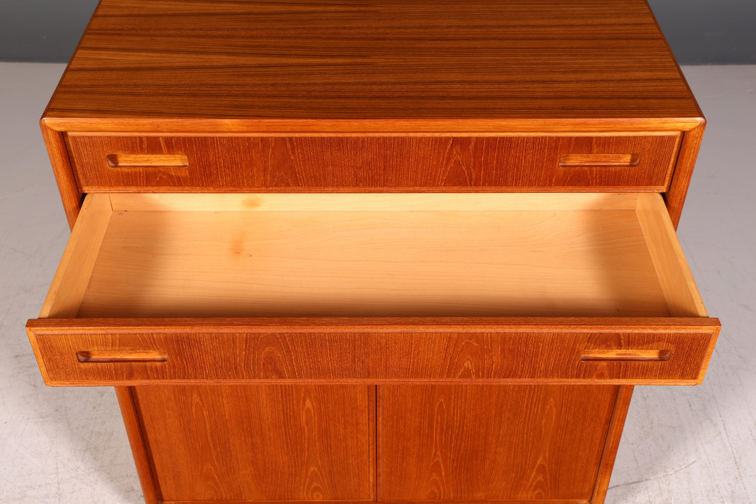 Edle Mid Century Teak Kommode Dänisch Schrank Sideboard Vintage 60er Danish Design