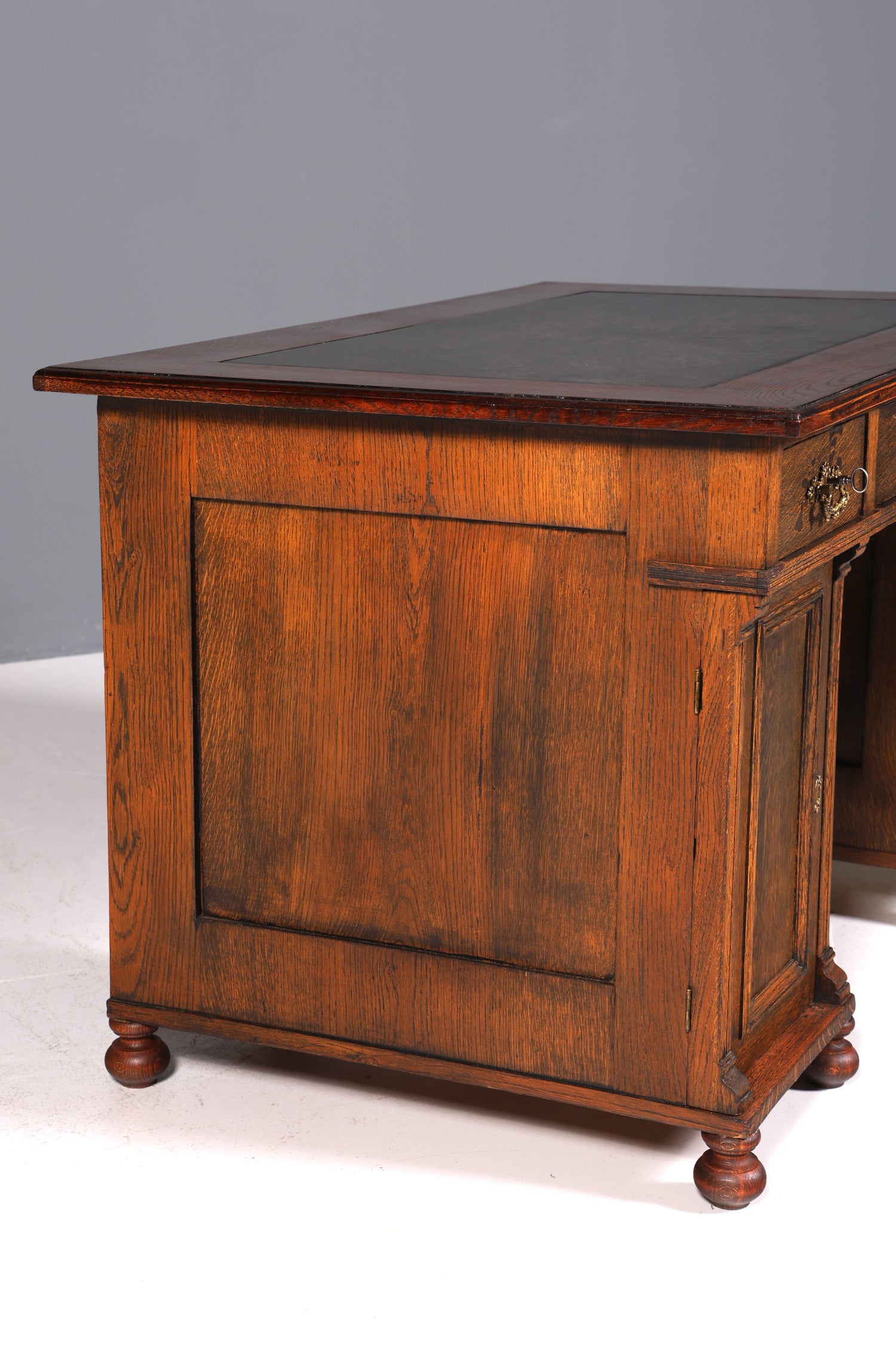 Traumhafter Jugendstil Schreibtisch Gründerzeit Bürotisch echt Holz Desk Office Table