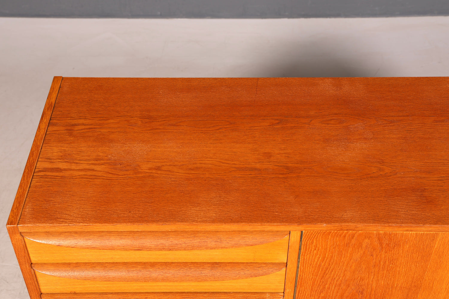 Wunderschönes Original Hellerau Franz Ehrlich 602 Sideboard Mid Century TV Schrank VEB