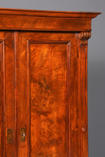 Edler Gründerzeit Schrank um 1880 Kleiderschrank Antik Jugendstil Wäscheschrank Dielenschrank