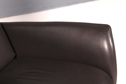 Wunderschöner Mid Century Relaxsessel echt Leder Fernsehsessel elektrisch verstellbar Lesesessel Komfort Design Ledersessel